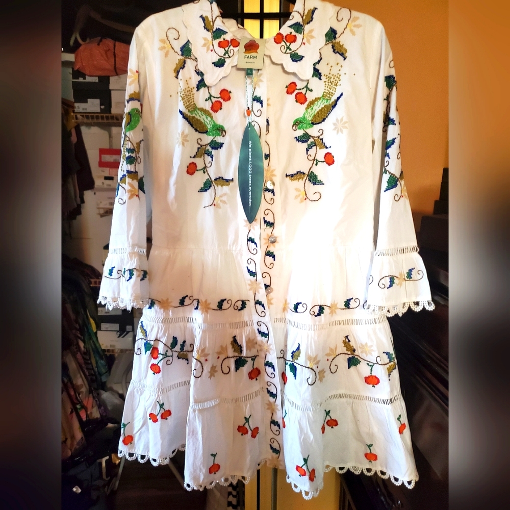 FARM RIO MINI DRESS NWT